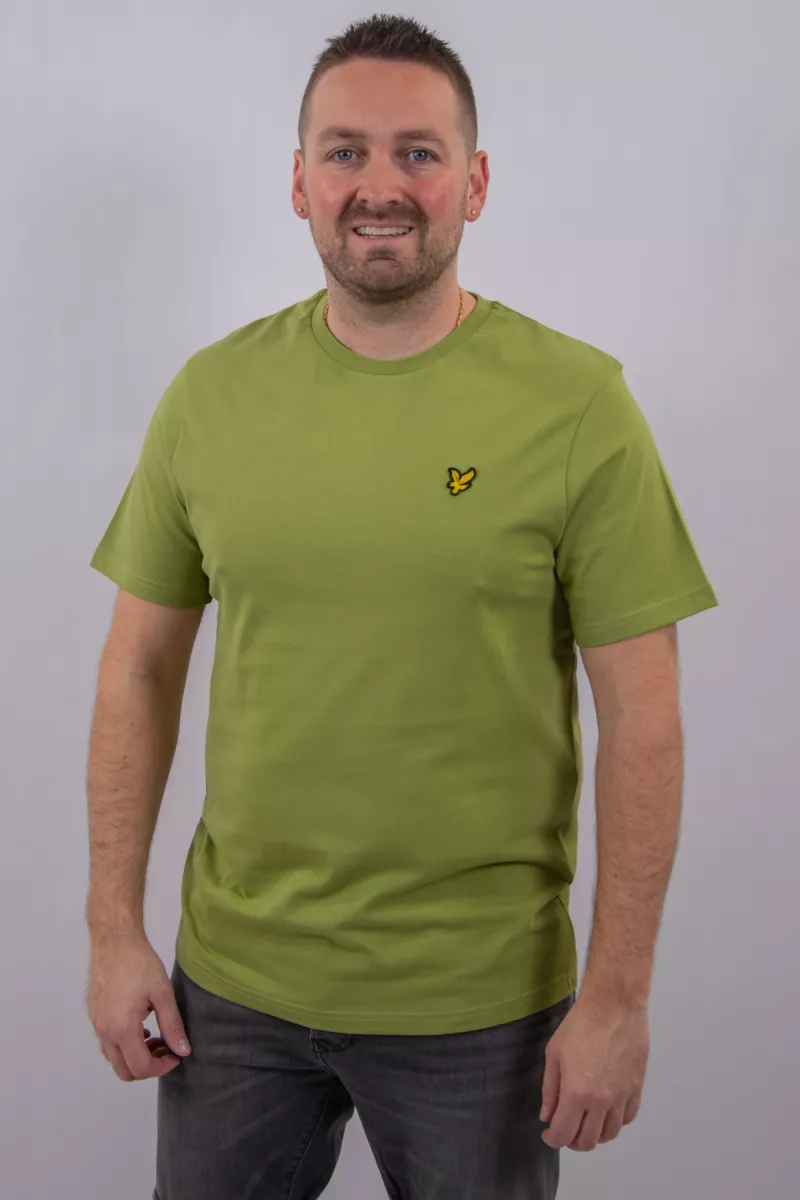 Lyle & Scott Plain T-Shirt Y123 2 Lyle & Scott ts400vogt y123 shrub green