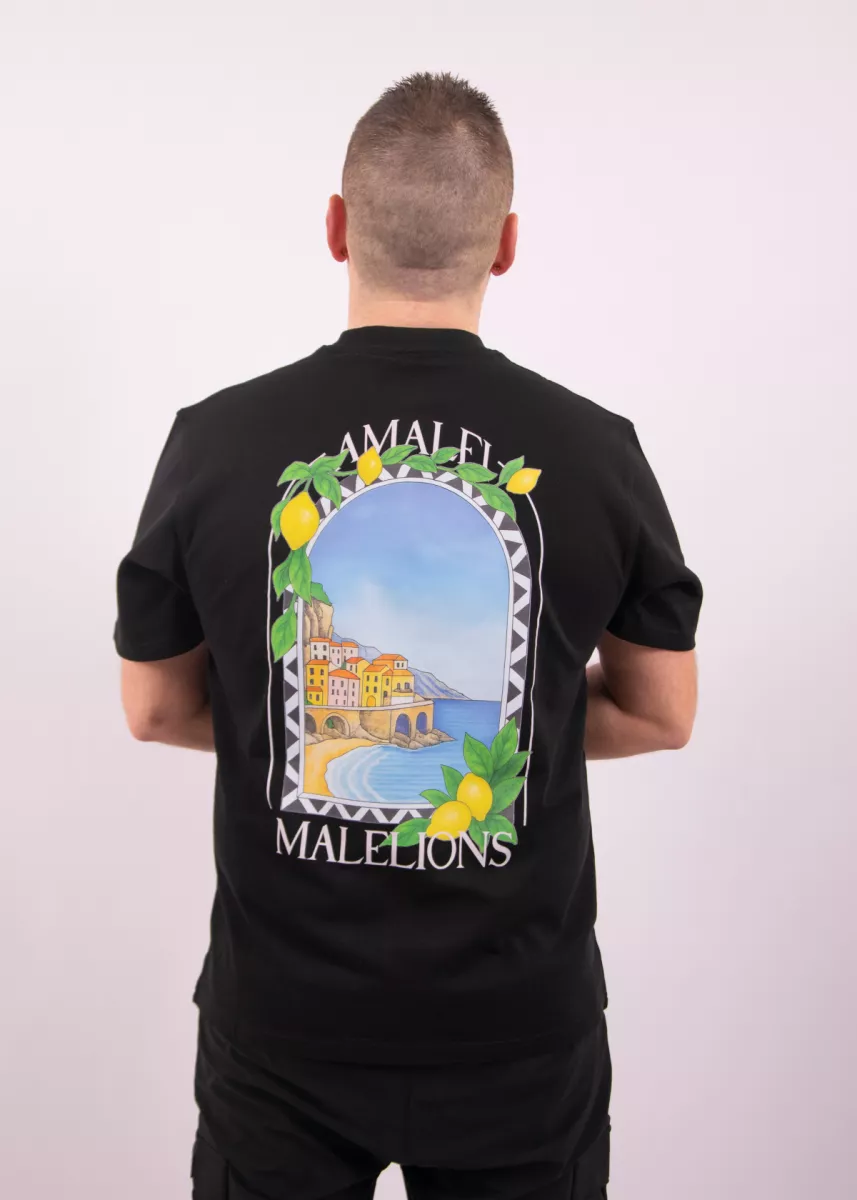 Malelions Amalfi Window T-Shirt 4 Malelions amalfi window t-shirt black