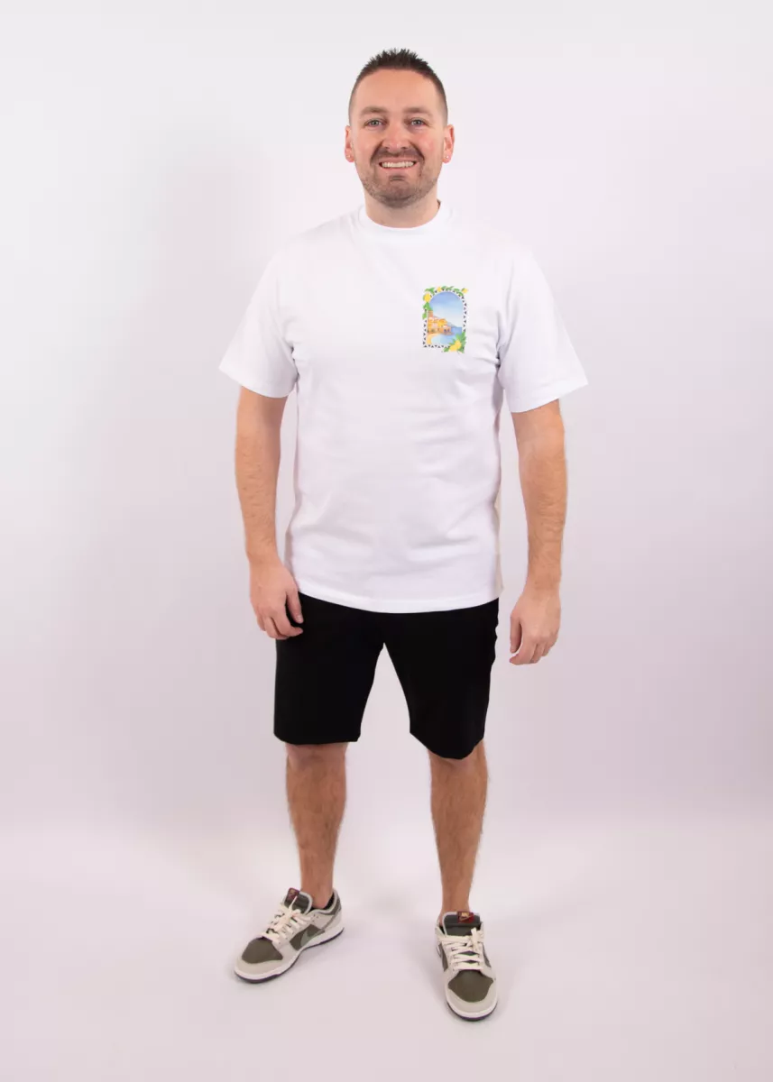 Malelions Amalfi Window T-Shirt 5 Malelions amalfi window t-shirt white