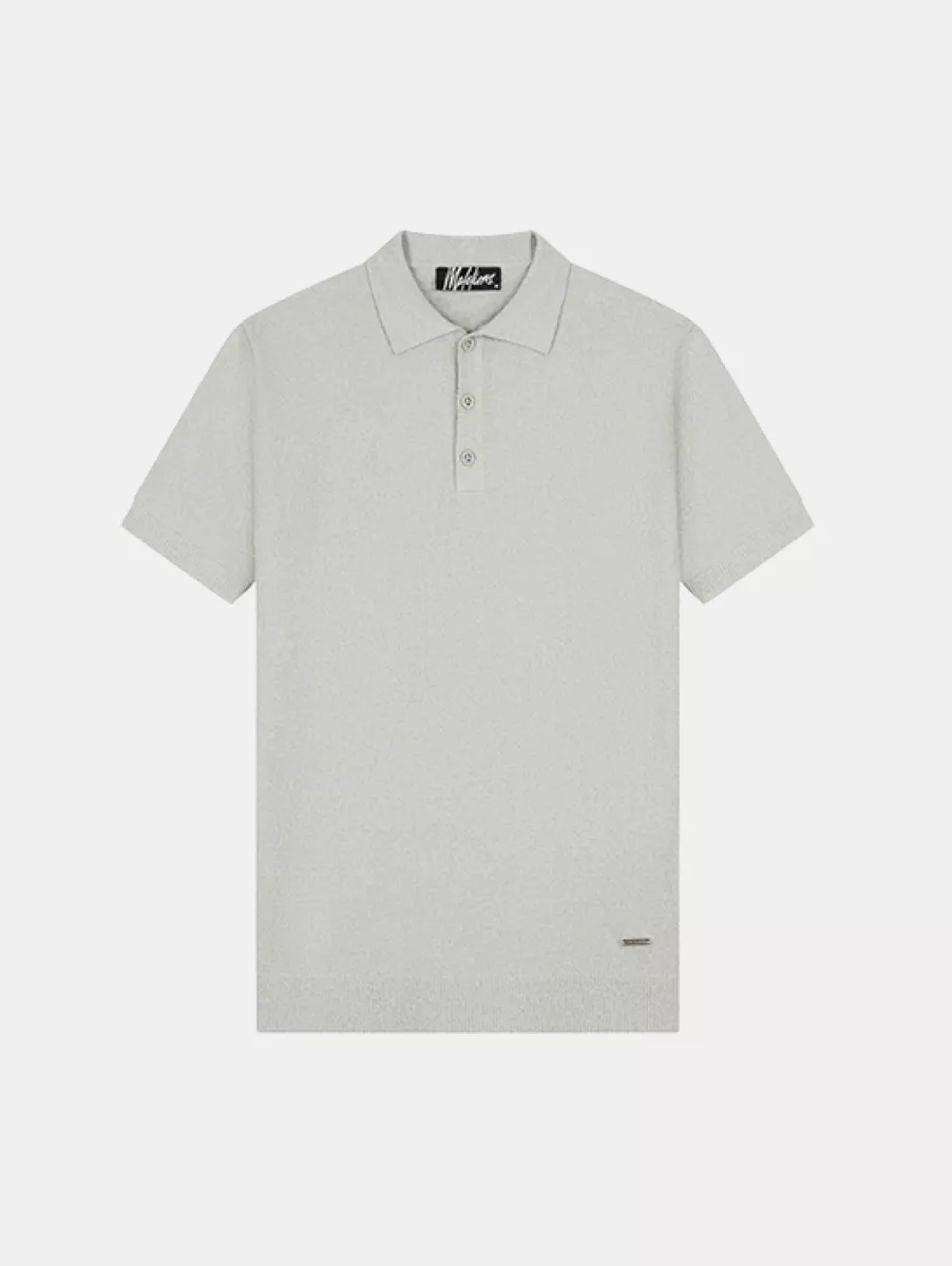 Malelions Boucle Polo 1 Malelions boucle polo pearl grey