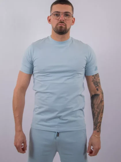 Malelions captain t-shirt ice blue