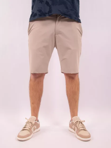 Malelions casual chino shorts sage brown