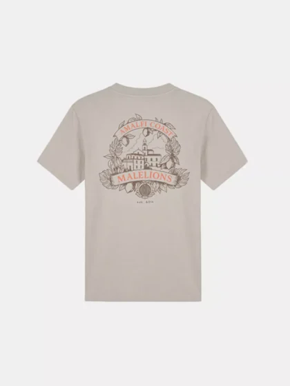 Malelions dolce vita t-shirt light taupe