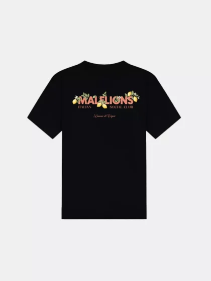 Malelions limone di capri t-shirt black
