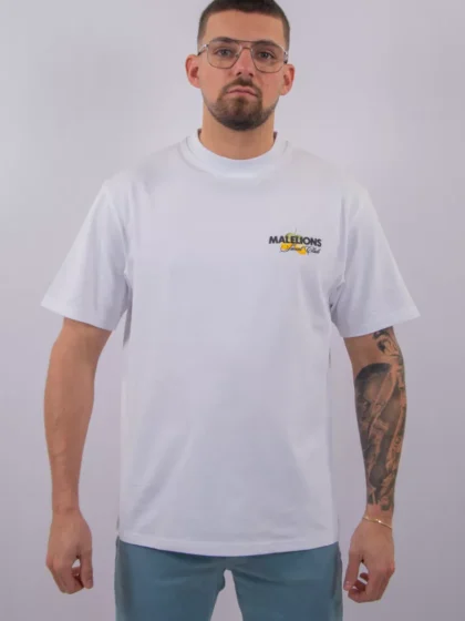 Malelions limone di capri t-shirt white