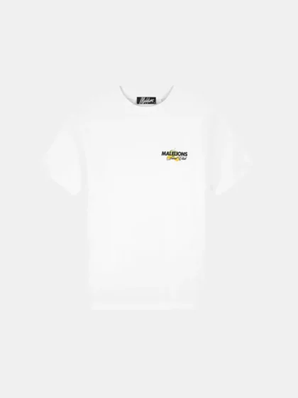 Malelions limone di capri t-shirt white