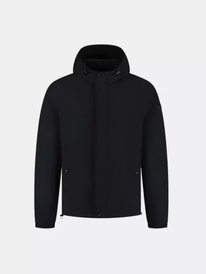 Malelions nylon windbreaker black