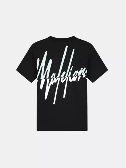 Malelions oversized split t-shirt black