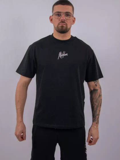 Malelions oversized split t-shirt black