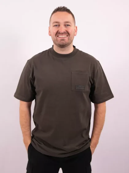 Malelions pocket t-shirt vintage green