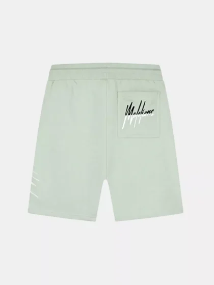 Malelions split shorts pale green