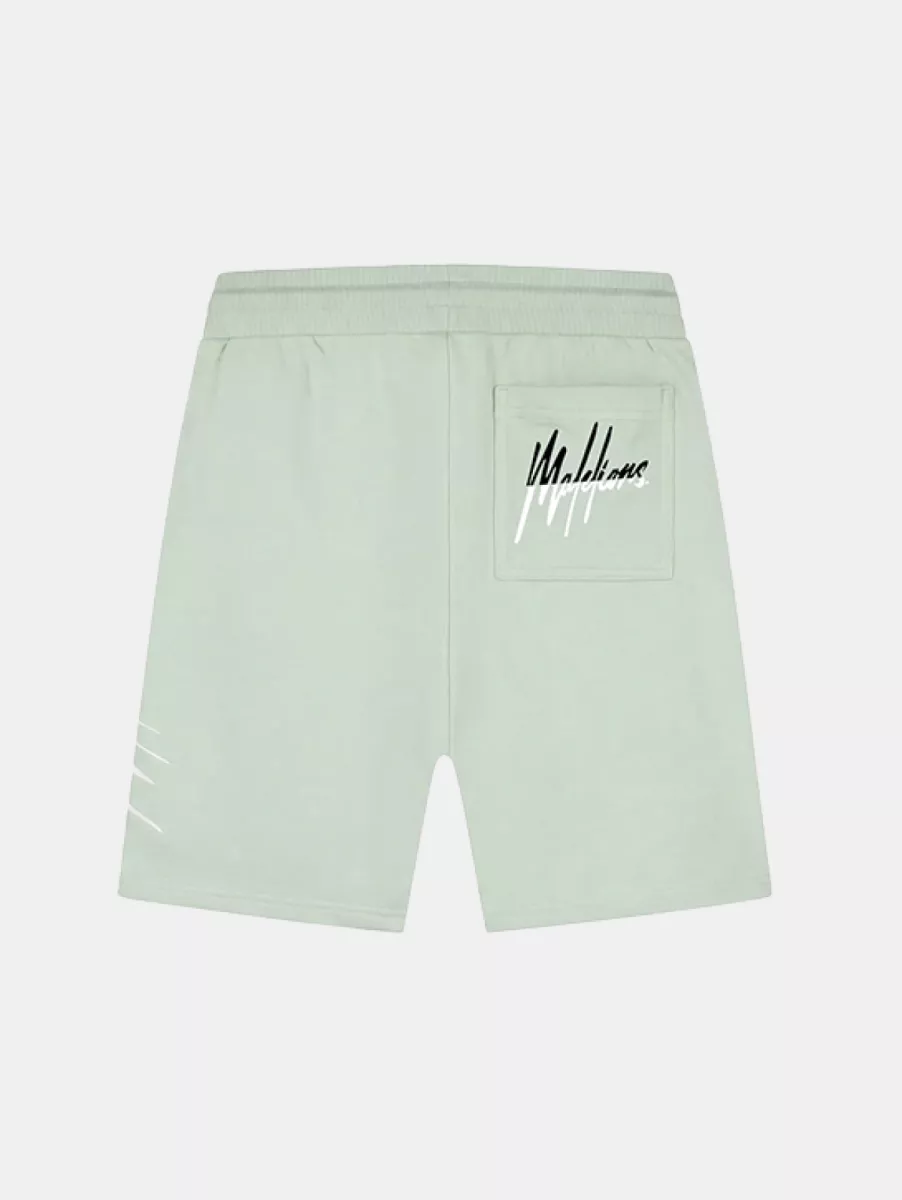 Malelions Split Shorts 2 Malelions split shorts pale green