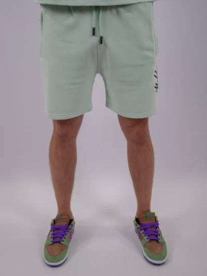 Malelions split shorts pale green