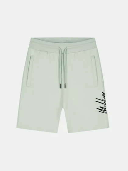 Malelions split shorts pale green