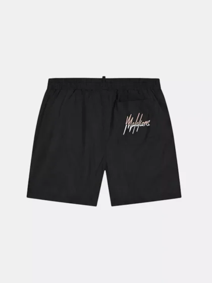 Malelions split swim shorts black