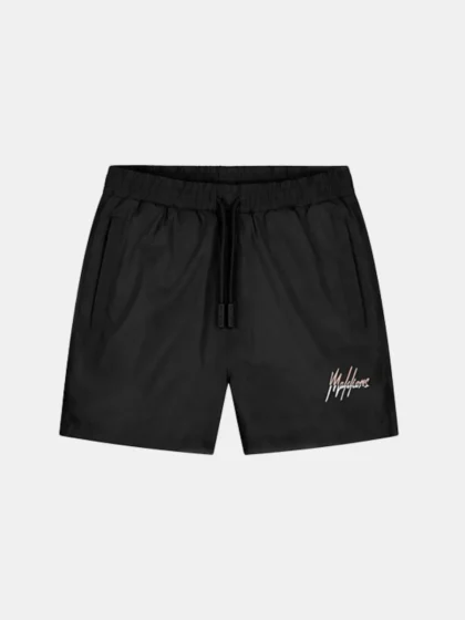 Malelions split swim shorts black