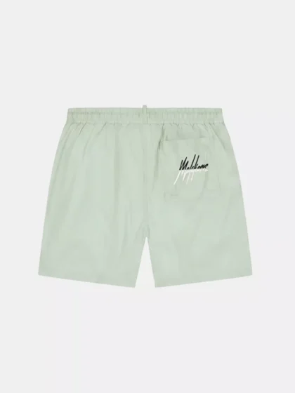 Malelions split swim shorts pale green