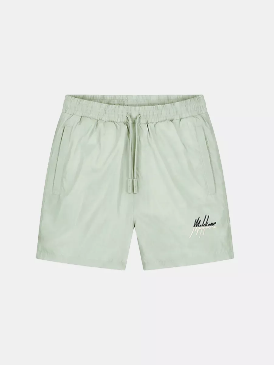 Malelions Split Swim Shorts 1 Malelions split swim shorts pale green