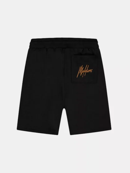 Malelions striped signature short black