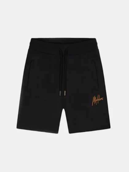 Malelions striped signature short black