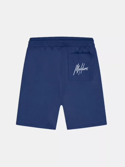Malelions striped signature short cobalt