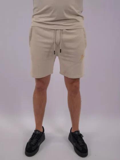 Malelions venetian shorts light taupe