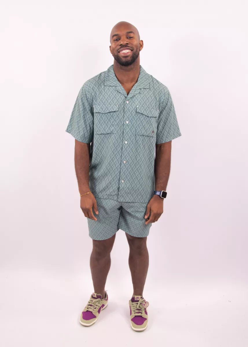 Moose Knuckles Hide And Swim Short 5 Moose Knuckles m16mr778h 1909 dusty jade