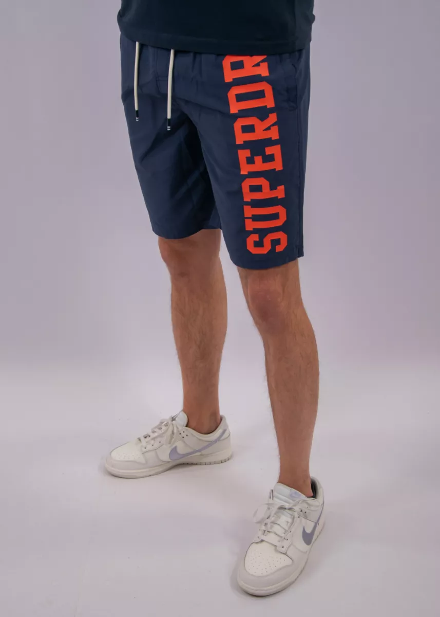 Superdry Logo 19 Boardshort 3 Superdry m3010268a 09s nautical navy