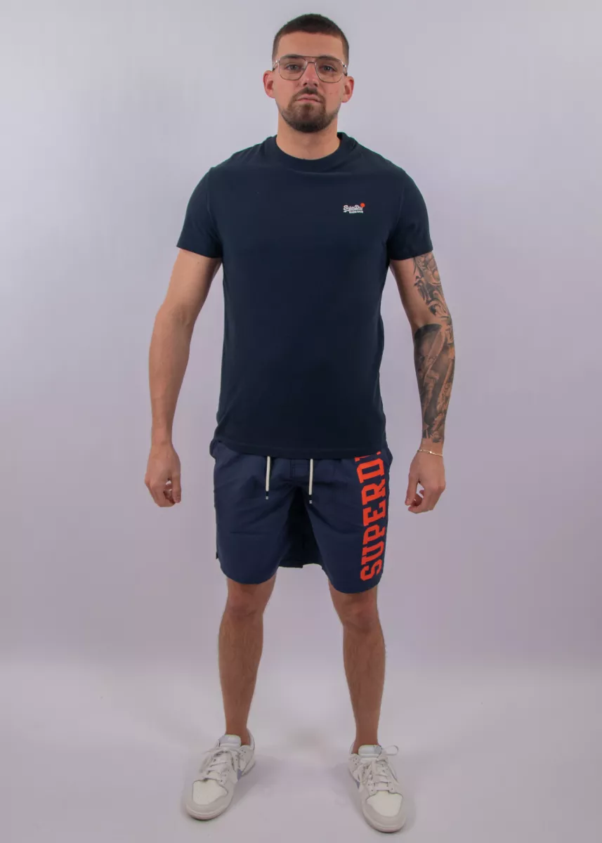 Superdry Logo 19 Boardshort 5 Superdry m3010268a 09s nautical navy