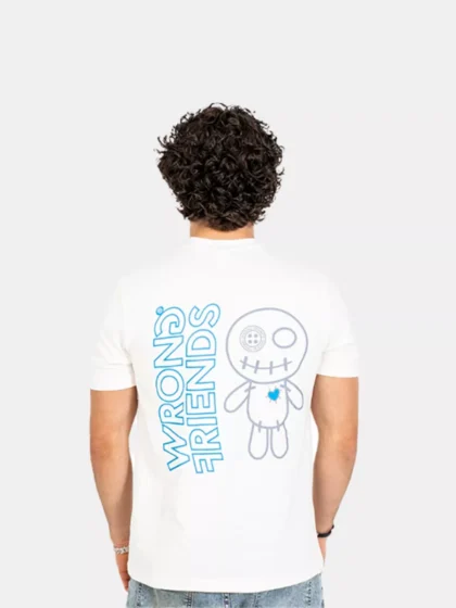 Wrong Friends akron t-shirt coconut white
