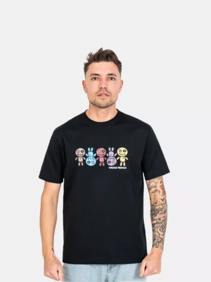 Wrong Friends franklin t-shirt black