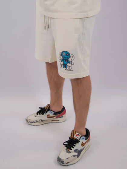 Wrong Friends maupin shorts coconut white