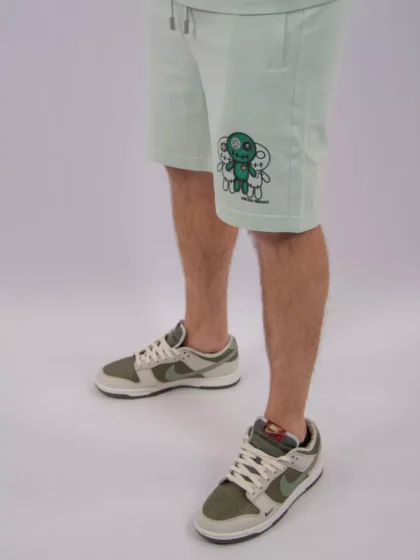 Wrong Friends maupin shorts light green