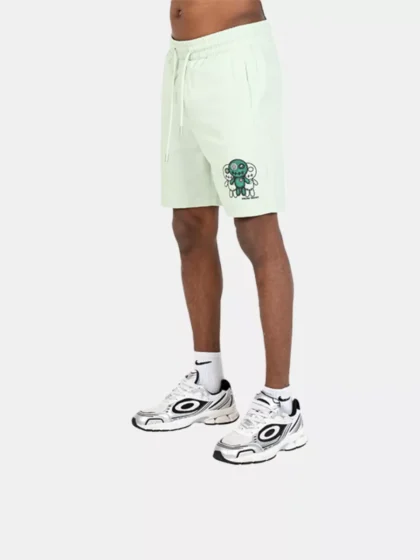 Wrong Friends maupin shorts light green