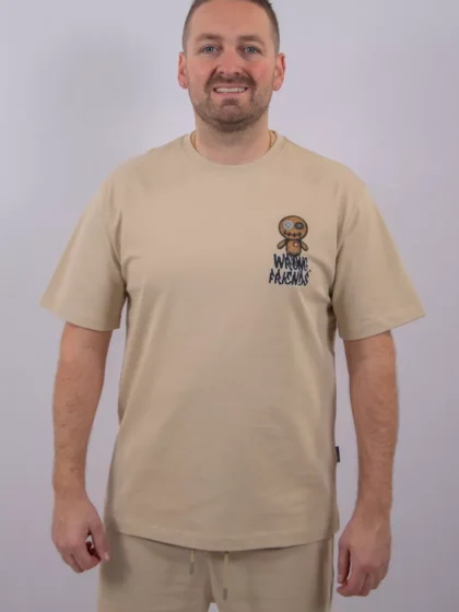 Wrong Friends maupin t-shirt beige