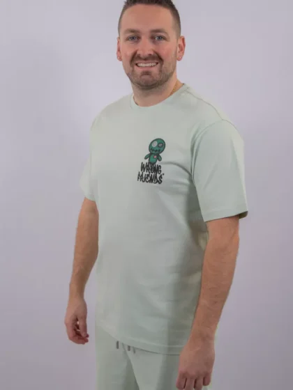 Wrong Friends maupin t-shirt light green