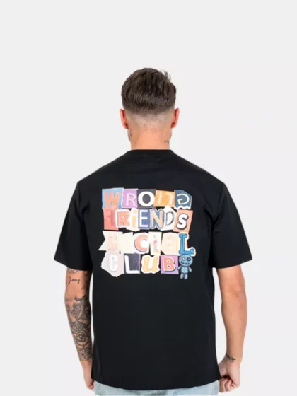 Wrong Friends social club t-shirt wf black