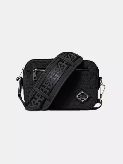 XPLCT ivory bag suede black