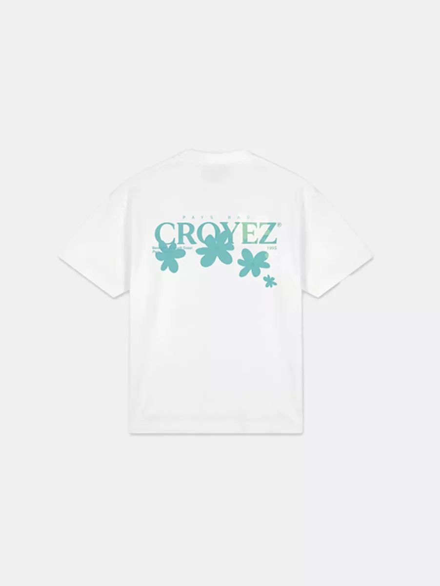 Croyez Botanique T-Shirt 2 Croyez botanique t-shirt white/tiffany blue