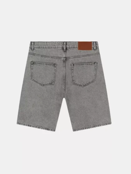 Croyez cd2 washed denim shorts light grey
