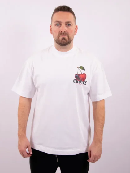 Croyez cerise d'amour t-shirt white