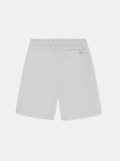 Croyez crinkle patch shorts light grey