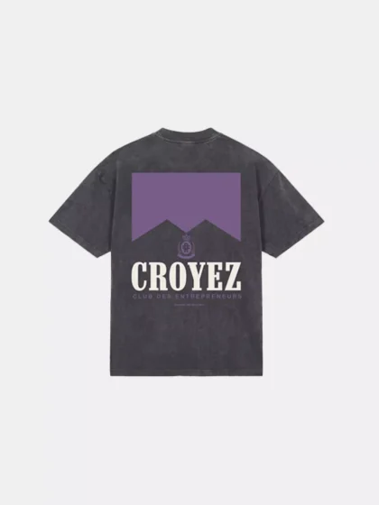 Croyez entrepreneur t-shirt acid wash