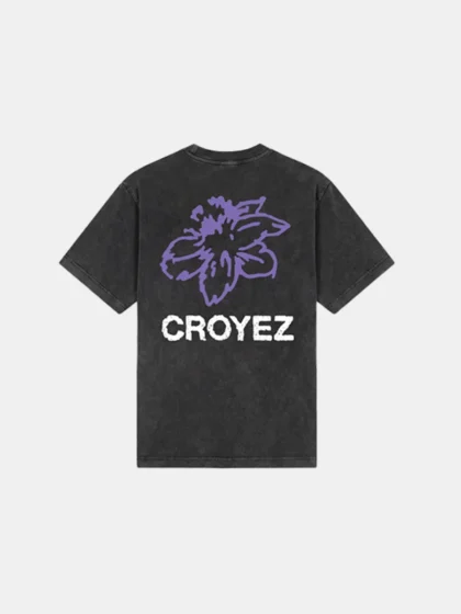 Croyez gardener t-shirt acid wash