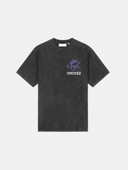 Croyez gardener t-shirt acid wash