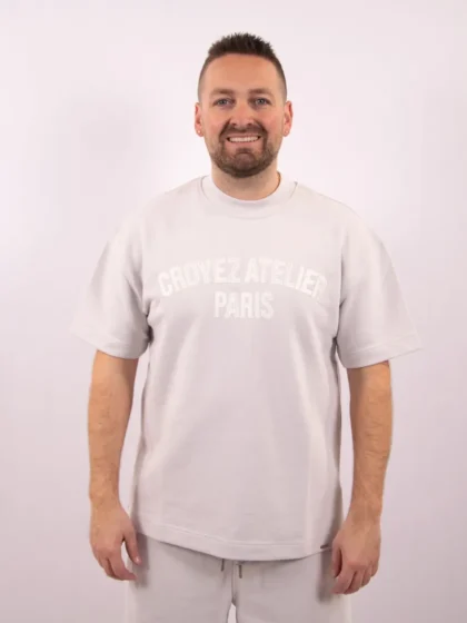 Croyez heavyweight atelier t-shirt light grey