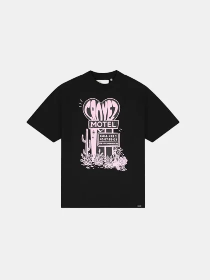 Croyez motel t-shirt black