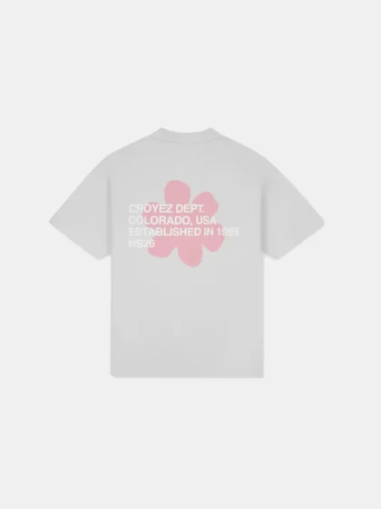 Croyez silhouette t-shirt light grey