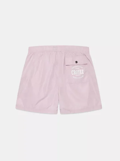 Croyez stamp swim shorts pink