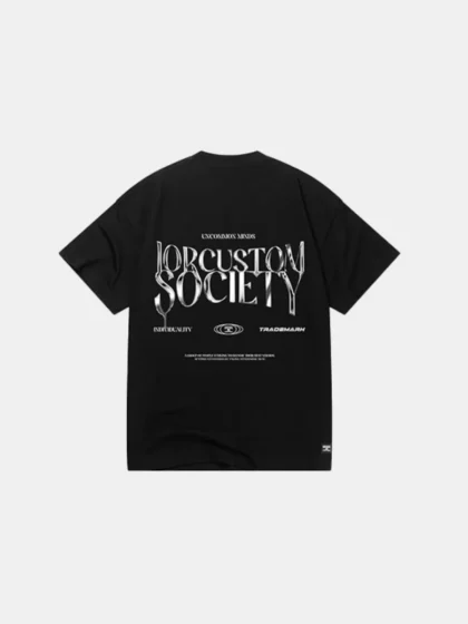 Jorcustom uncommonminds t-shirt black-black